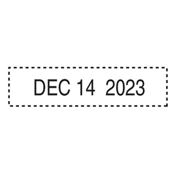Trodat® Professional Date Stamp, Self-inking, 1.63" X 0.38", Black freeshipping - TVN Wholesale